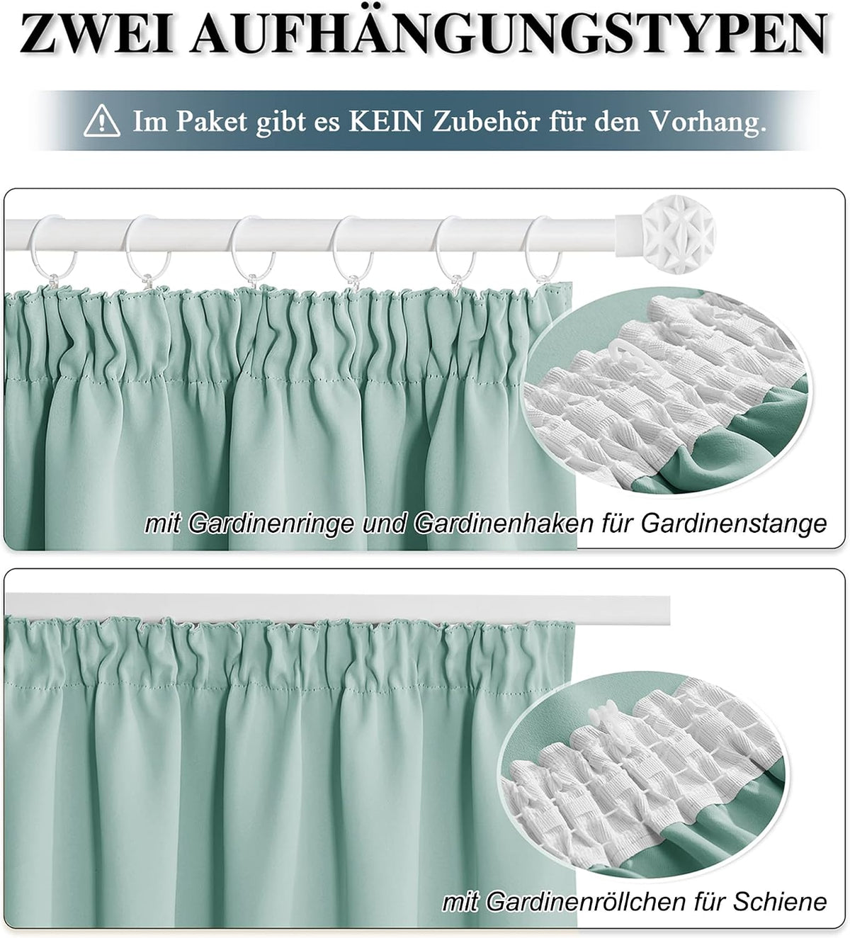 Draperie sau despartitor camera Pony Danc, 245 x 300cm, verde