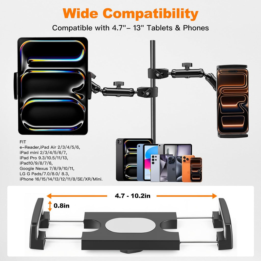 Suport telefon, tableta birou, bicicleta 4-13''