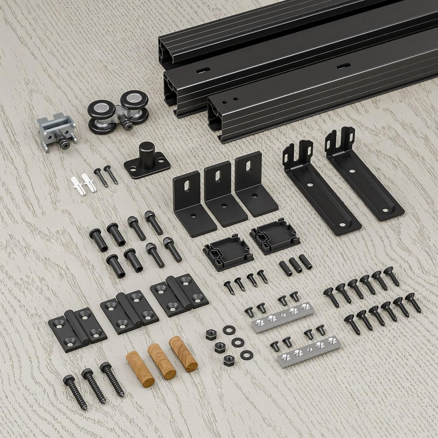 Mecanism usa plianta, kit montare usi pliabile, sina 92cm