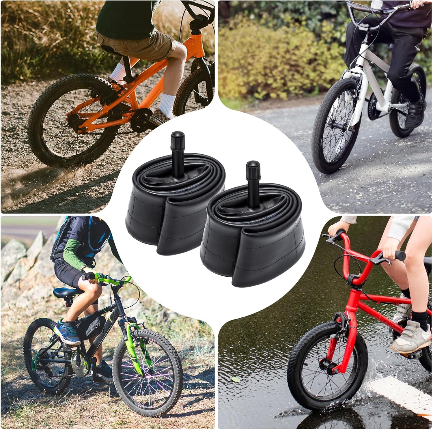 Set de 2 camera bicicleta, 18''x2.10 - 2.50