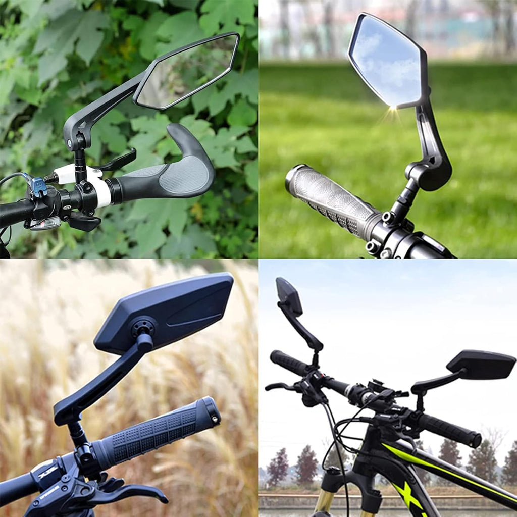 Oglinzi bicicleta, scuter, reglabile 360°, 15cm, set de 2
