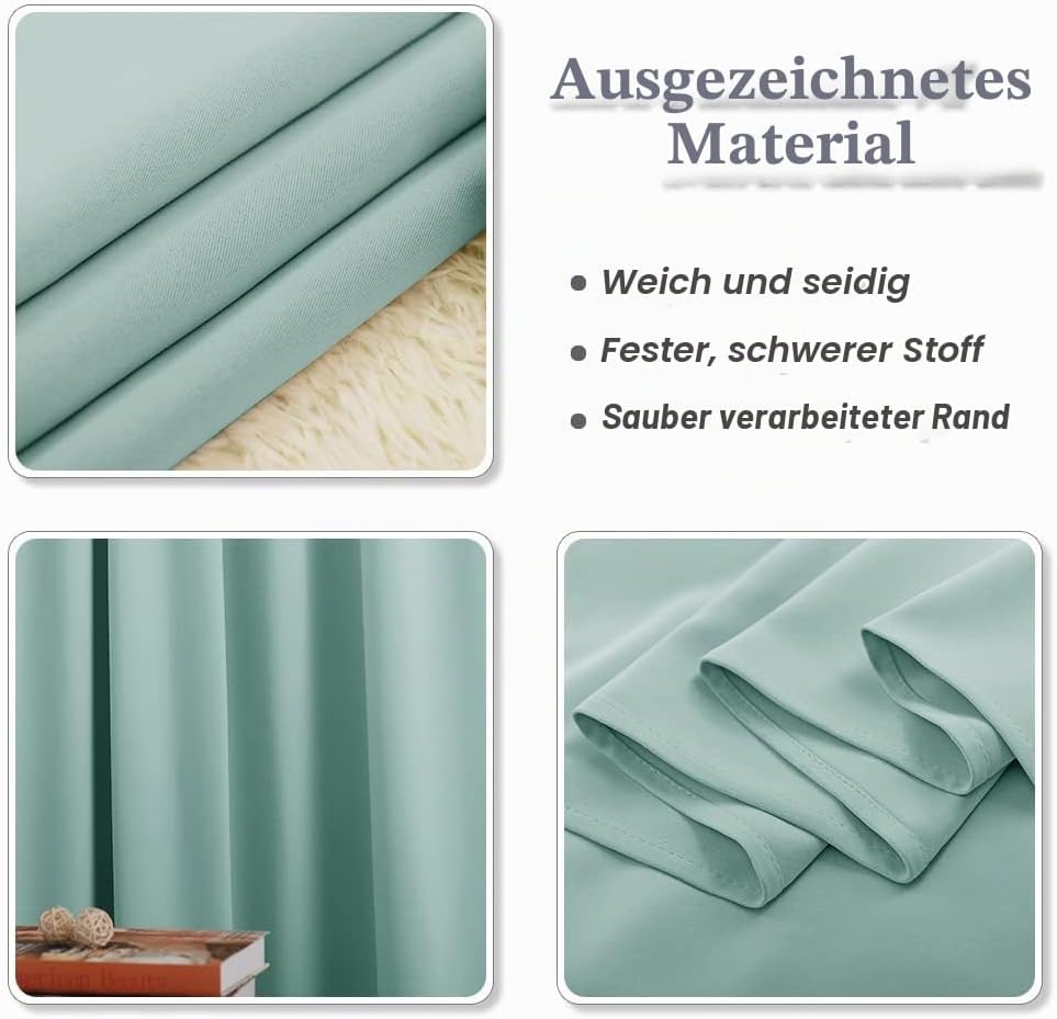 Draperie sau despartitor camera Pony Danc, 245 x 300cm, verde
