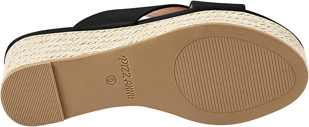 Sandale cu platforma si bretele, PIZZ ANNU, saboti eleganti, 42