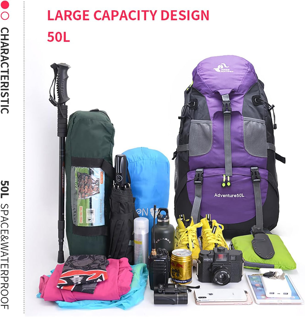 Rucsac Breash Adventure 50L, multifunctional, mov