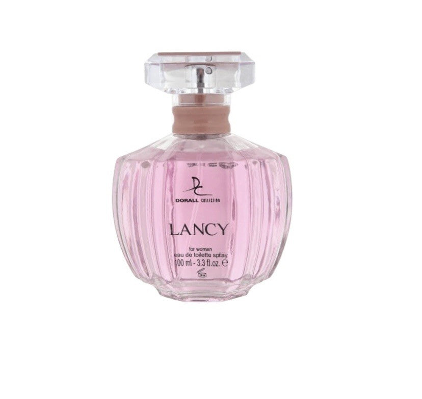 DORALL COLLECTION Lancy - Set cadou femei (parfumuri 100ml + 10ml, gel de duș 50ml, crema piele 50ml), 27x20x7cm